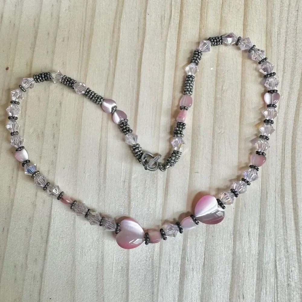 Handmade Artisan choker Necklace with Genuine Vintage Swarovski Crystals 💖 Ster